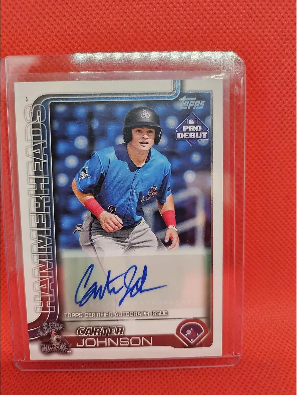 Carter Johnson [Autograph] #PD-187 - 2025 Topps Pro Debut - RAW Mint